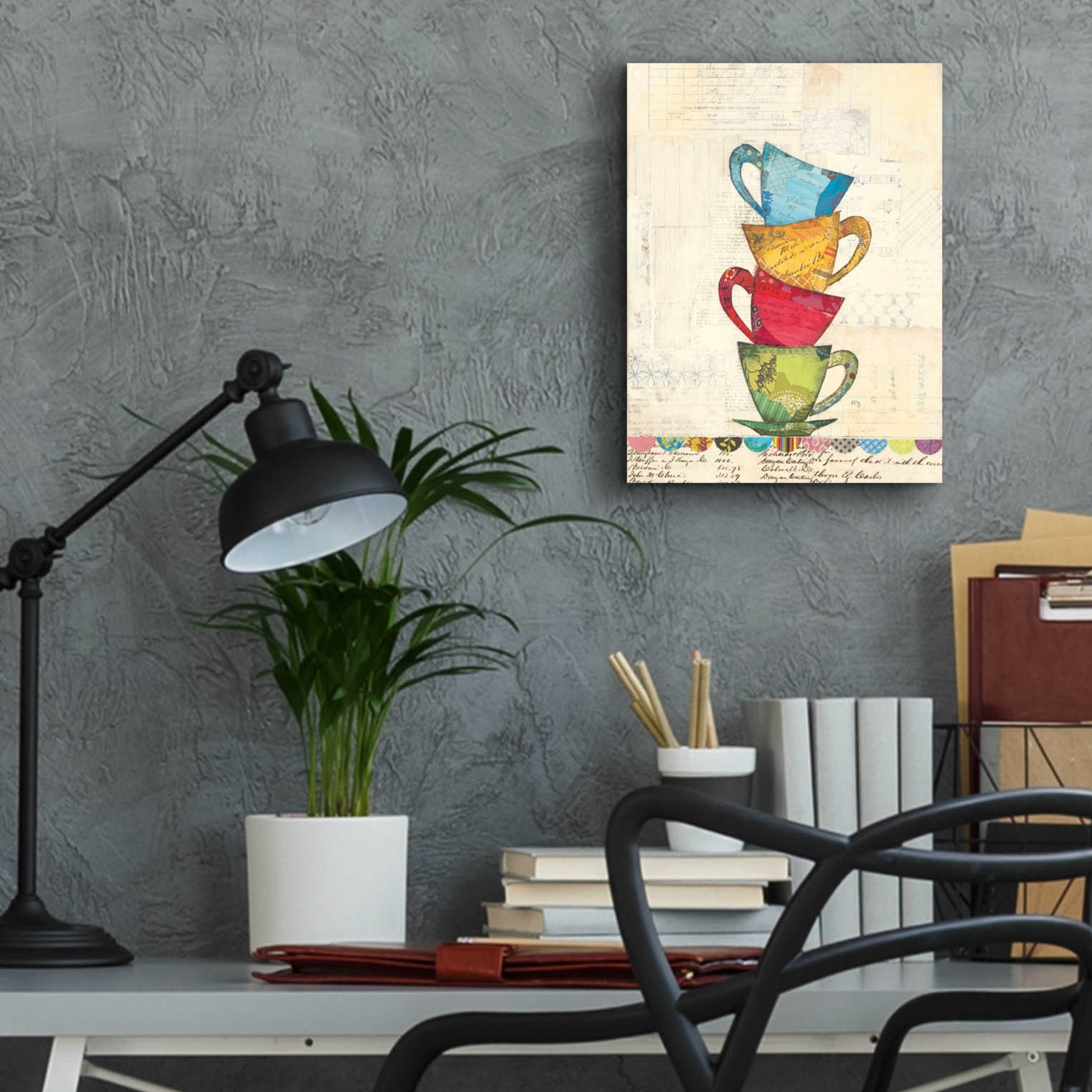 Epic Art 'Coffee Time' by Courtney Prahl, Acrylic Glass Wall Art,12x16