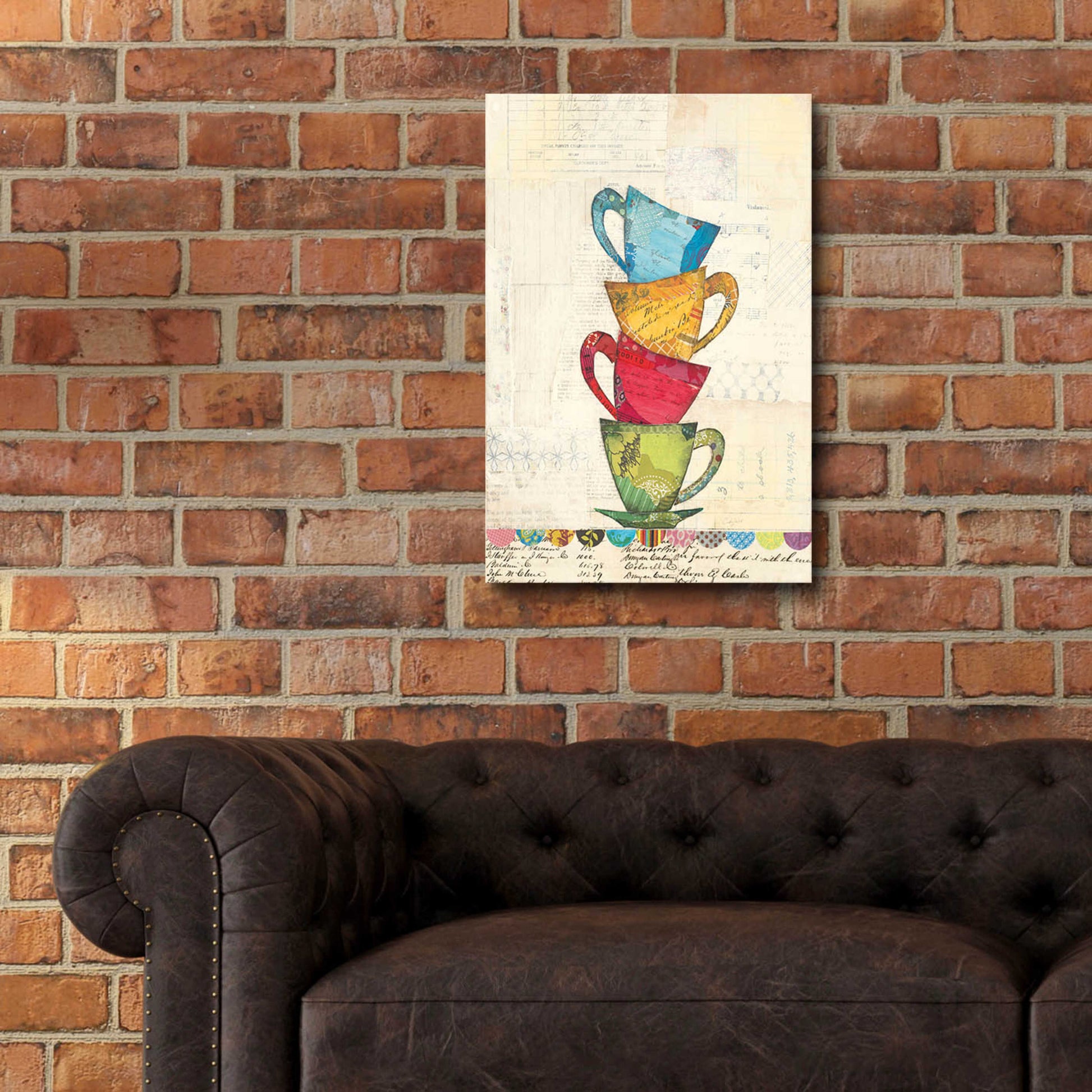 Epic Art 'Coffee Time' by Courtney Prahl, Acrylic Glass Wall Art,16x24