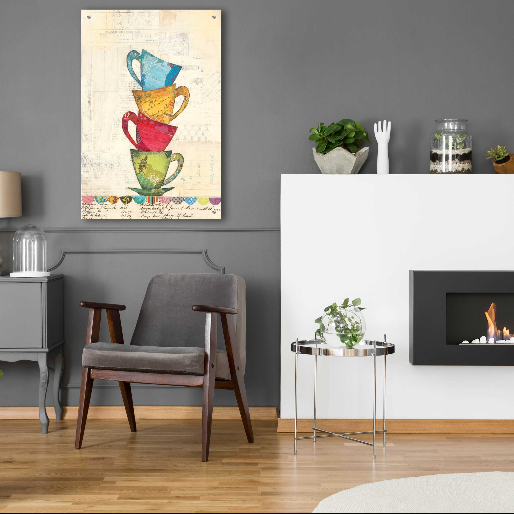 Epic Art 'Coffee Time' by Courtney Prahl, Acrylic Glass Wall Art,24x36