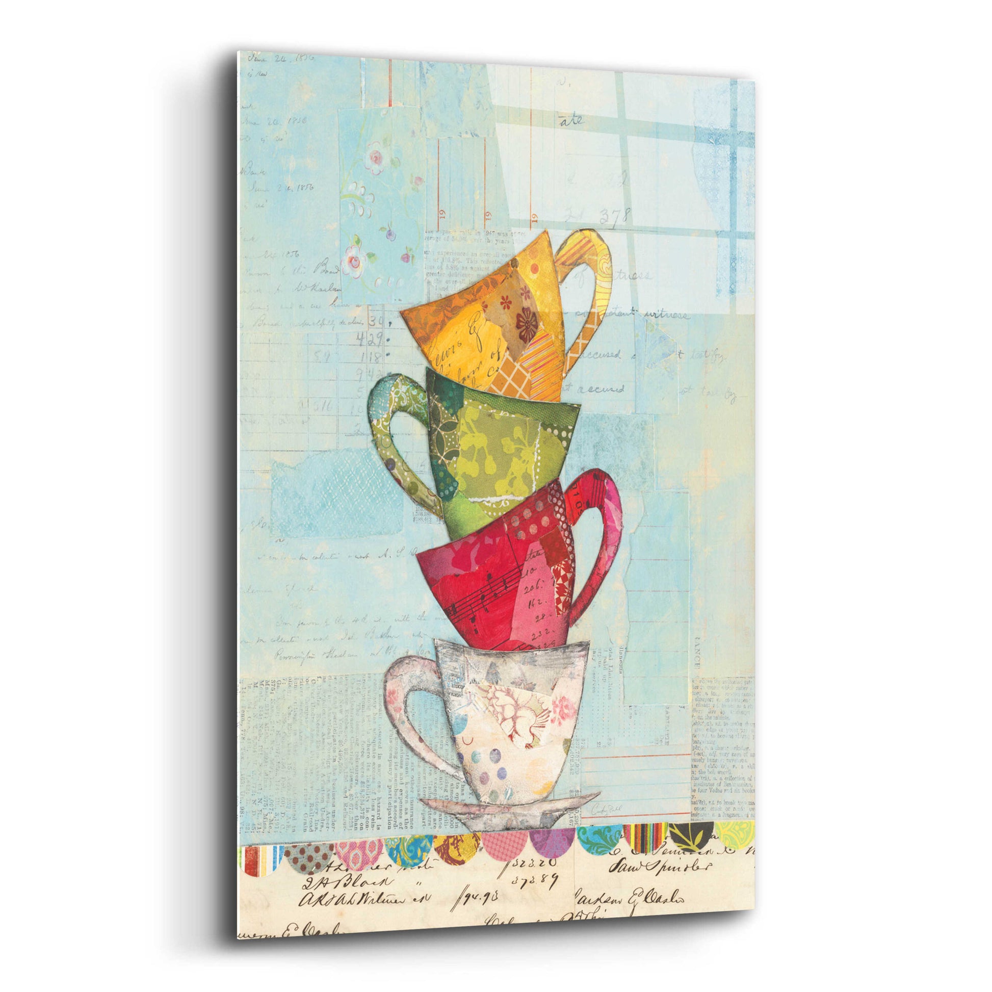 Epic Art 'Tea Time' by Courtney Prahl, Acrylic Glass Wall Art,12x16