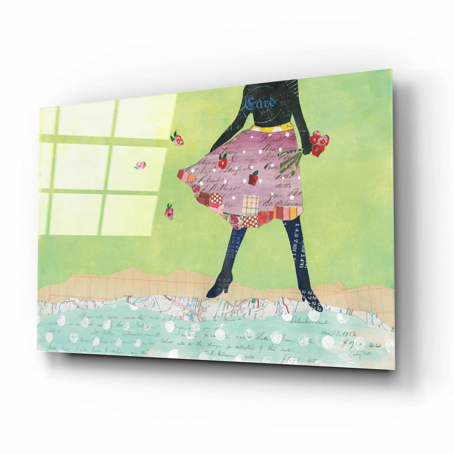 Epic Art 'Flirty Skirts I' by Courtney Prahl, Acrylic Glass Wall Art,16x12