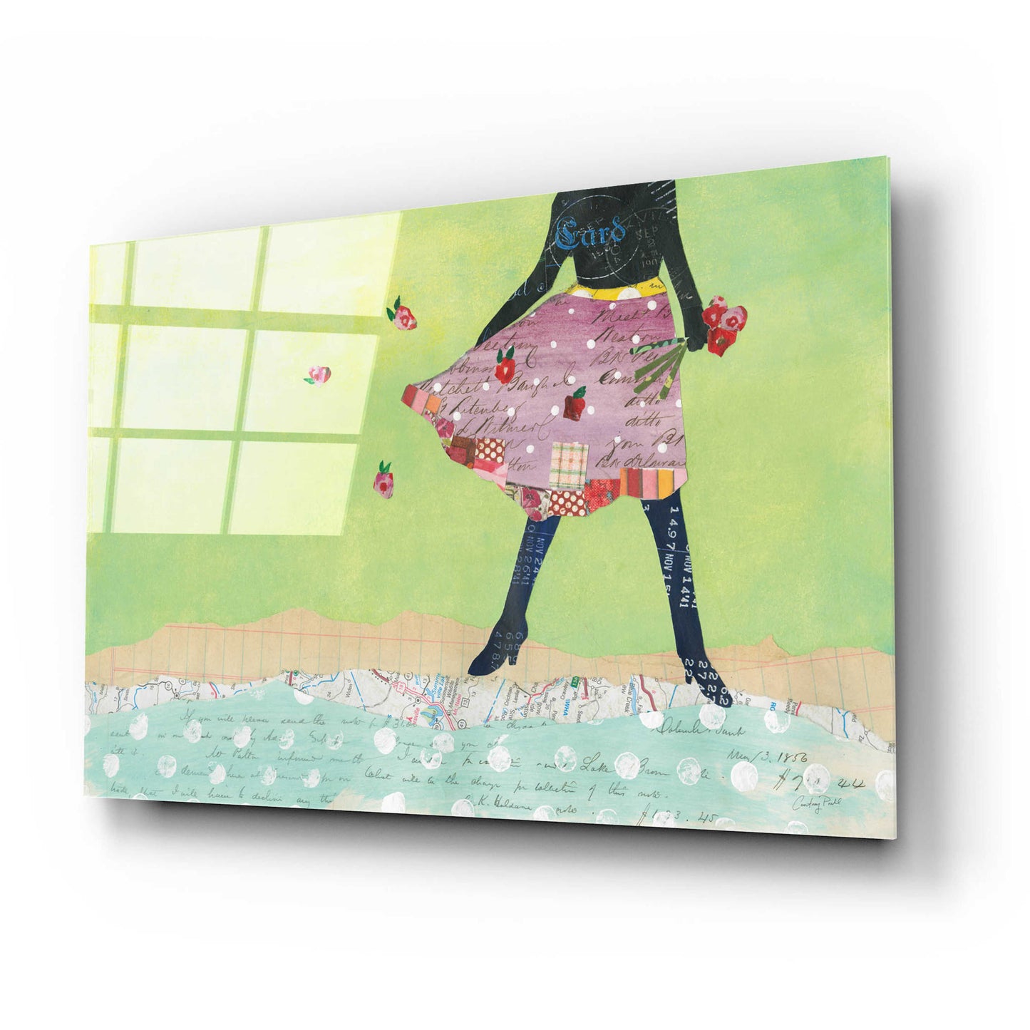 Epic Art 'Flirty Skirts I' by Courtney Prahl, Acrylic Glass Wall Art,24x16