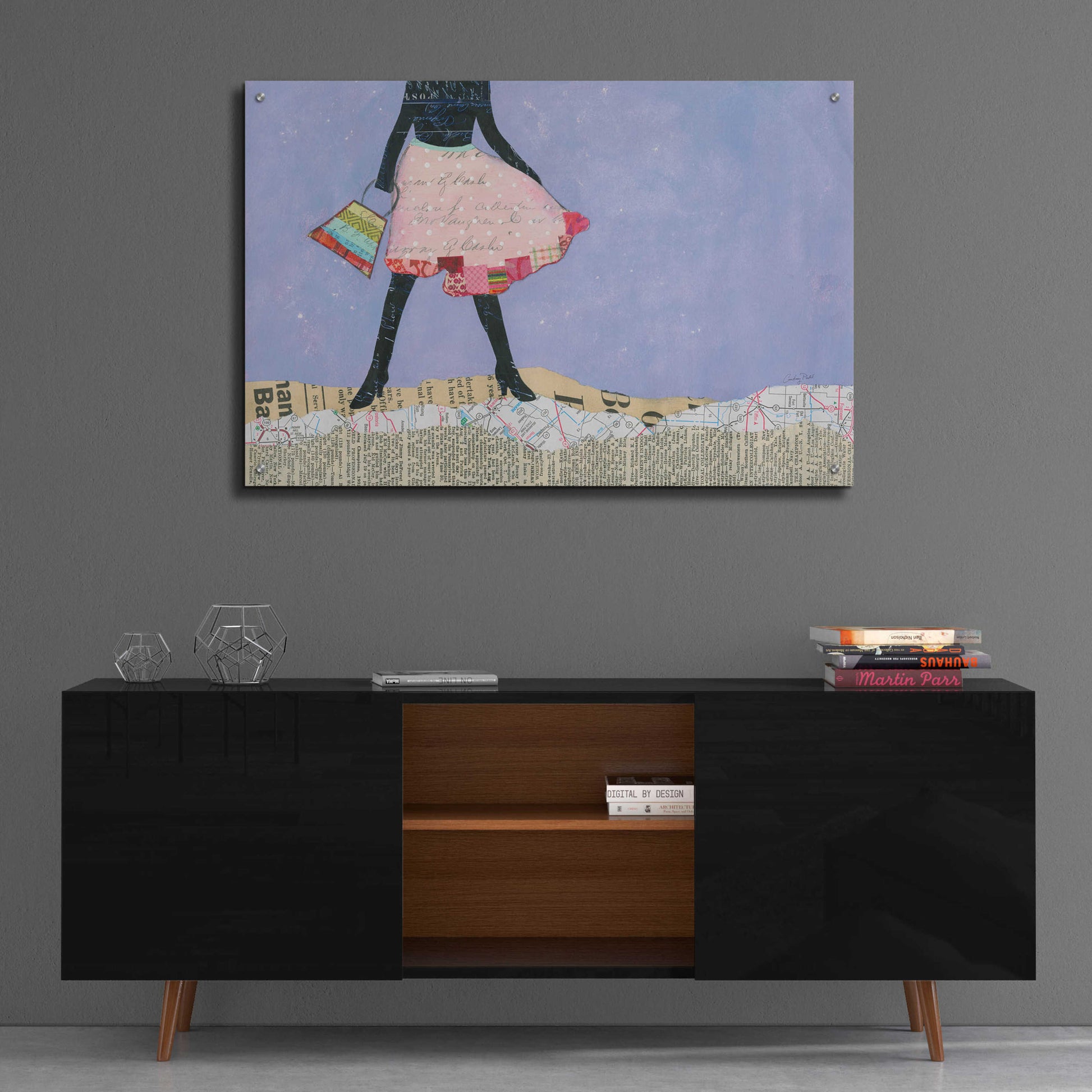 Epic Art 'Flirty Skirts III' by Courtney Prahl, Acrylic Glass Wall Art,36x24