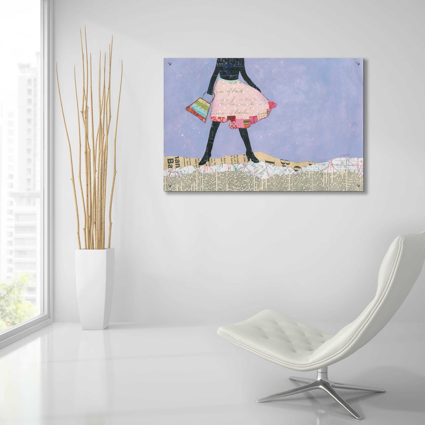 Epic Art 'Flirty Skirts III' by Courtney Prahl, Acrylic Glass Wall Art,36x24