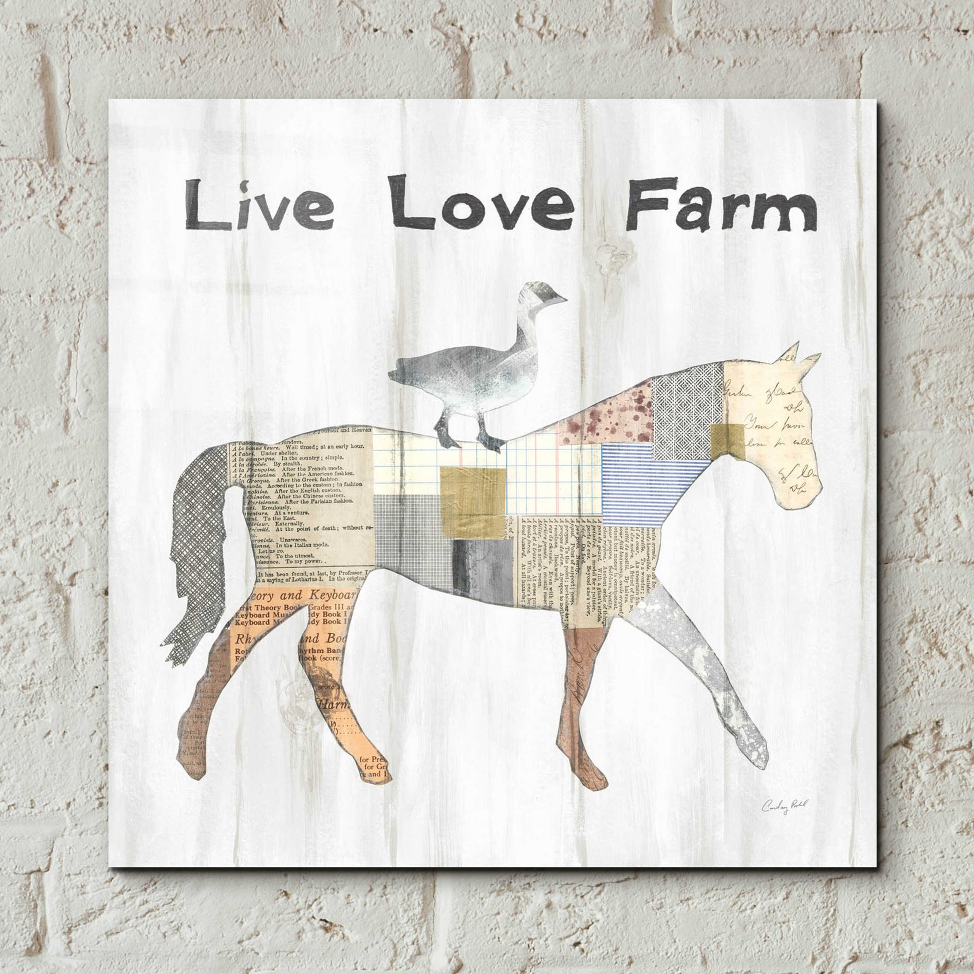 Epic Art 'Farm Family V' by Courtney Prahl, Acrylic Glass Wall Art,12x12