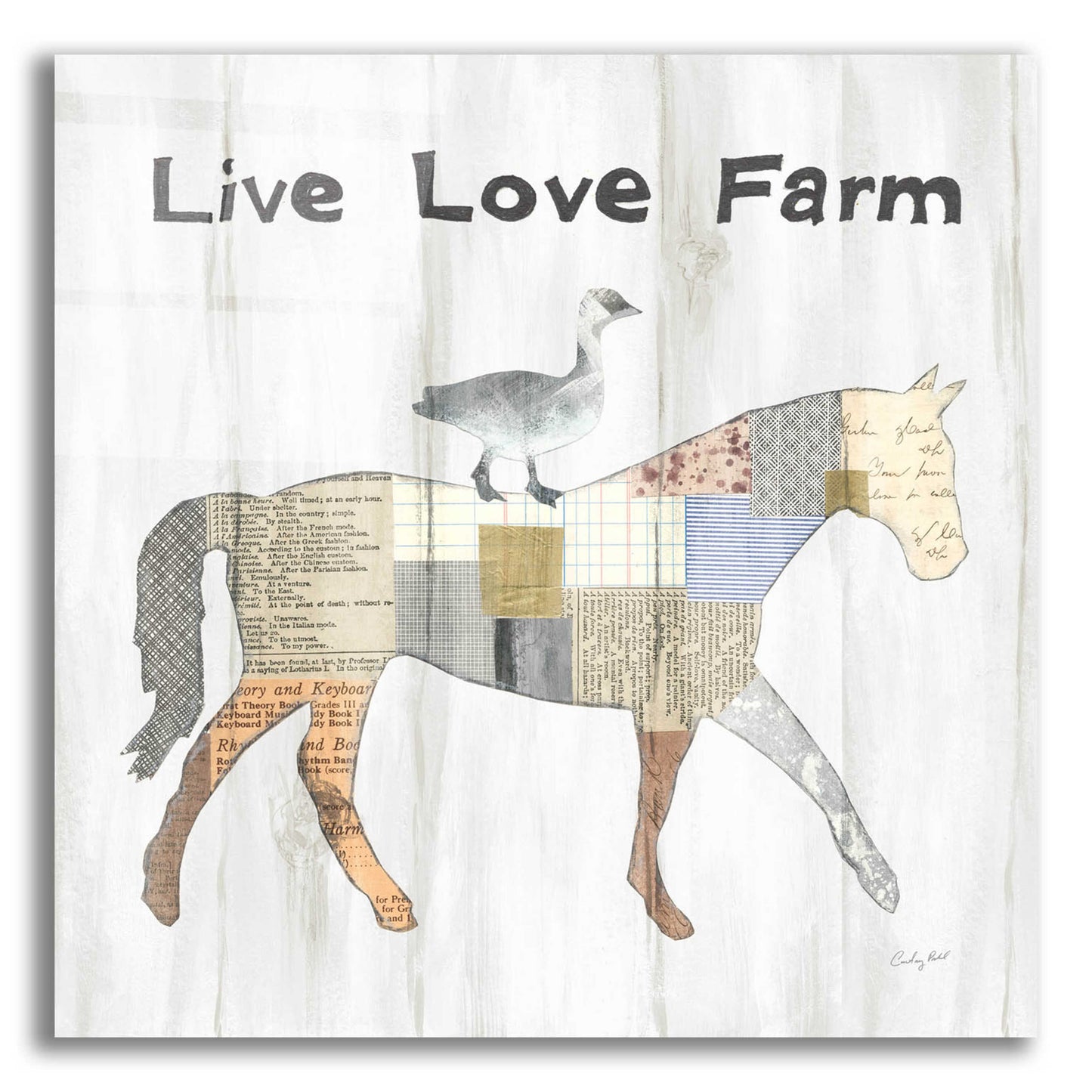 Epic Art 'Farm Family V' by Courtney Prahl, Acrylic Glass Wall Art,12x12