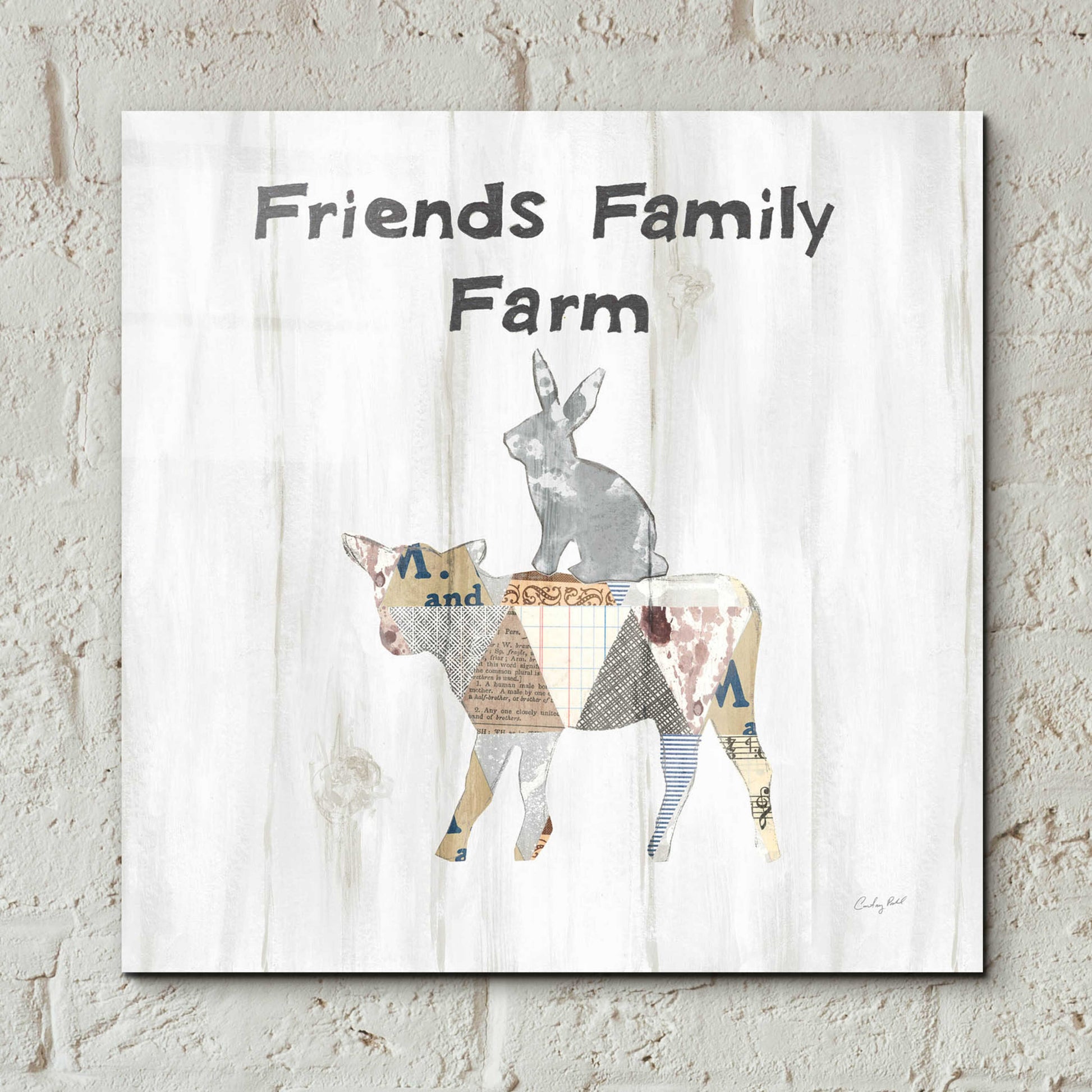 Epic Art 'Farm Family VIII' by Courtney Prahl, Acrylic Glass Wall Art,12x12