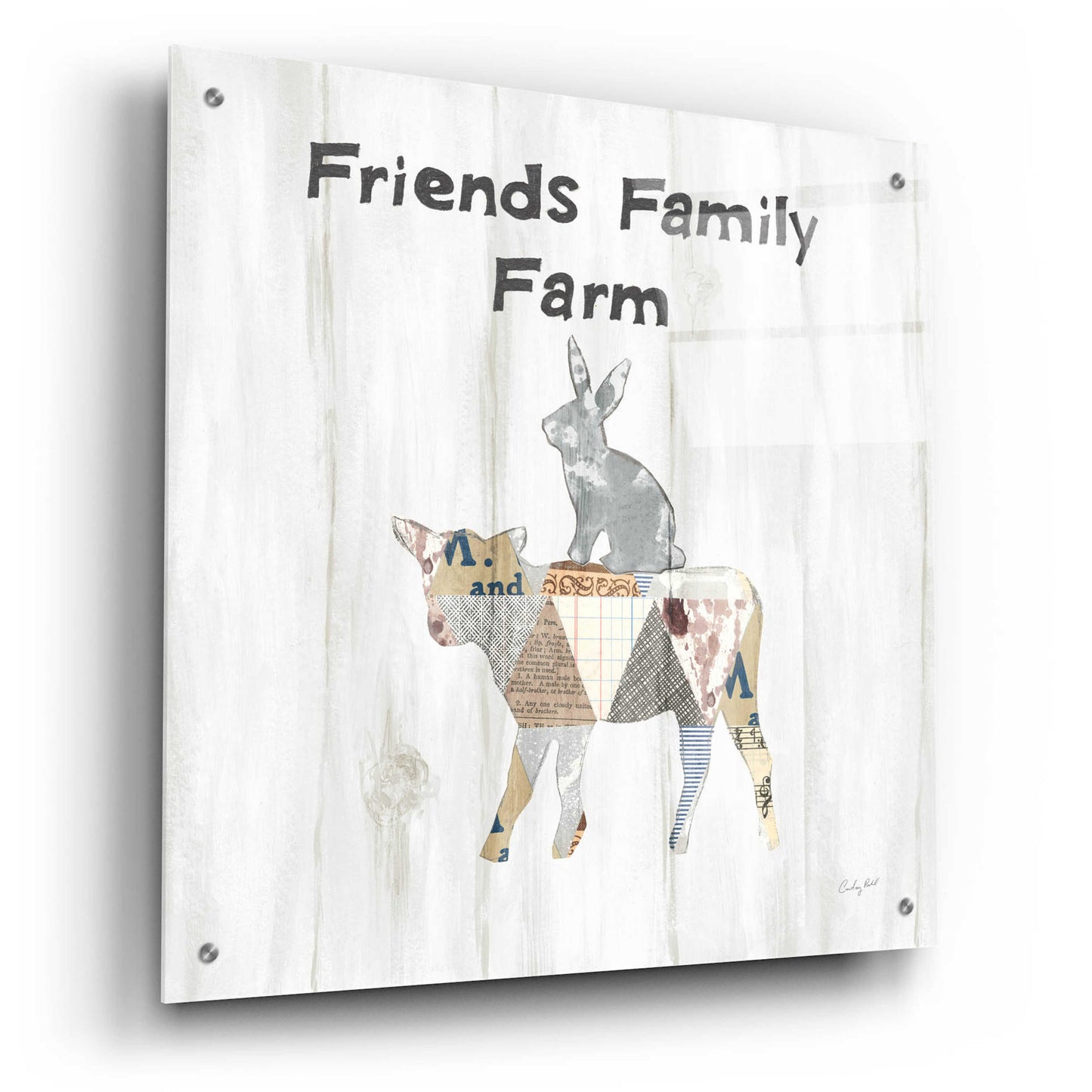 Epic Art 'Farm Family VIII' by Courtney Prahl, Acrylic Glass Wall Art,24x24