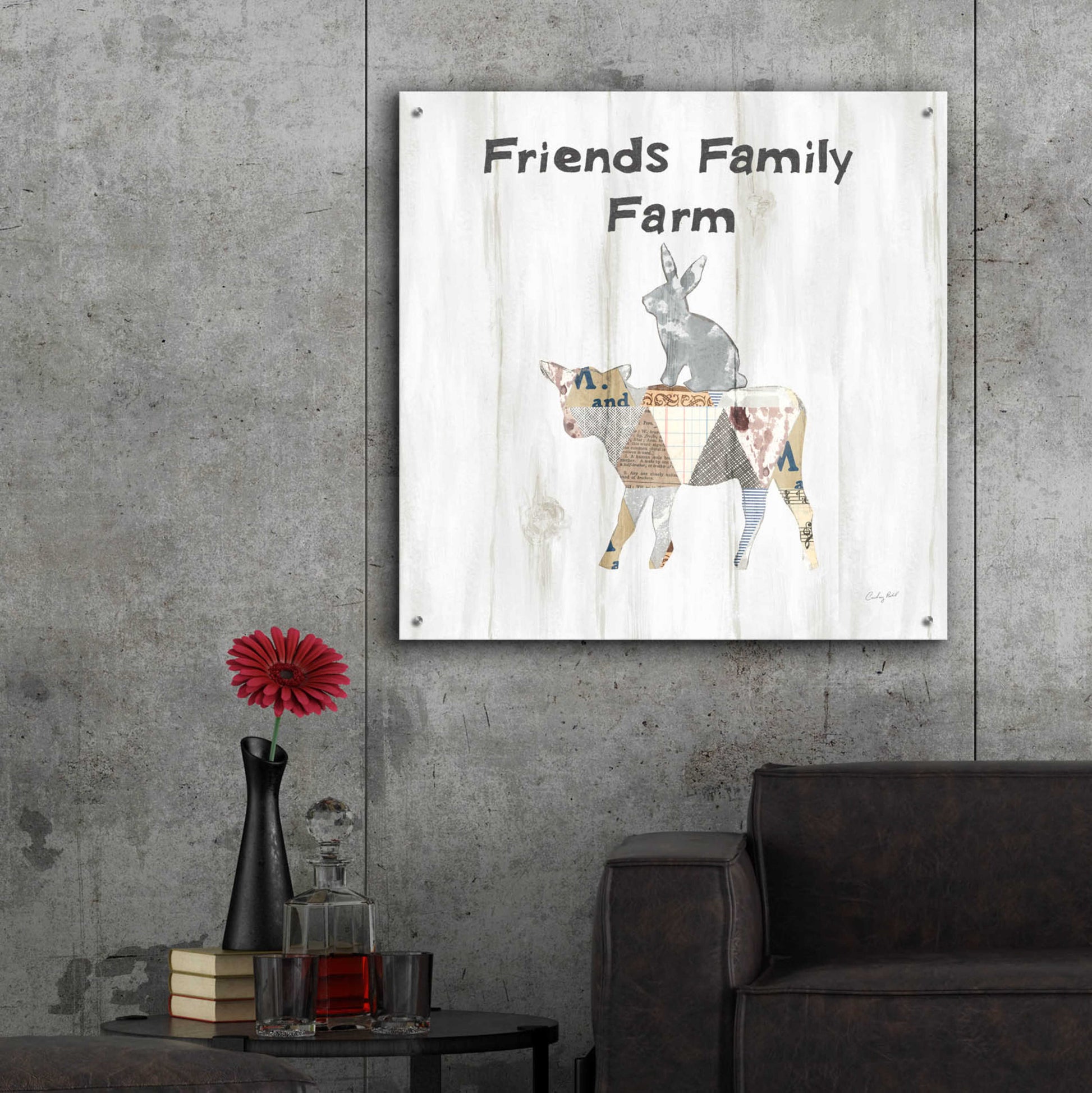 Epic Art 'Farm Family VIII' by Courtney Prahl, Acrylic Glass Wall Art,36x36