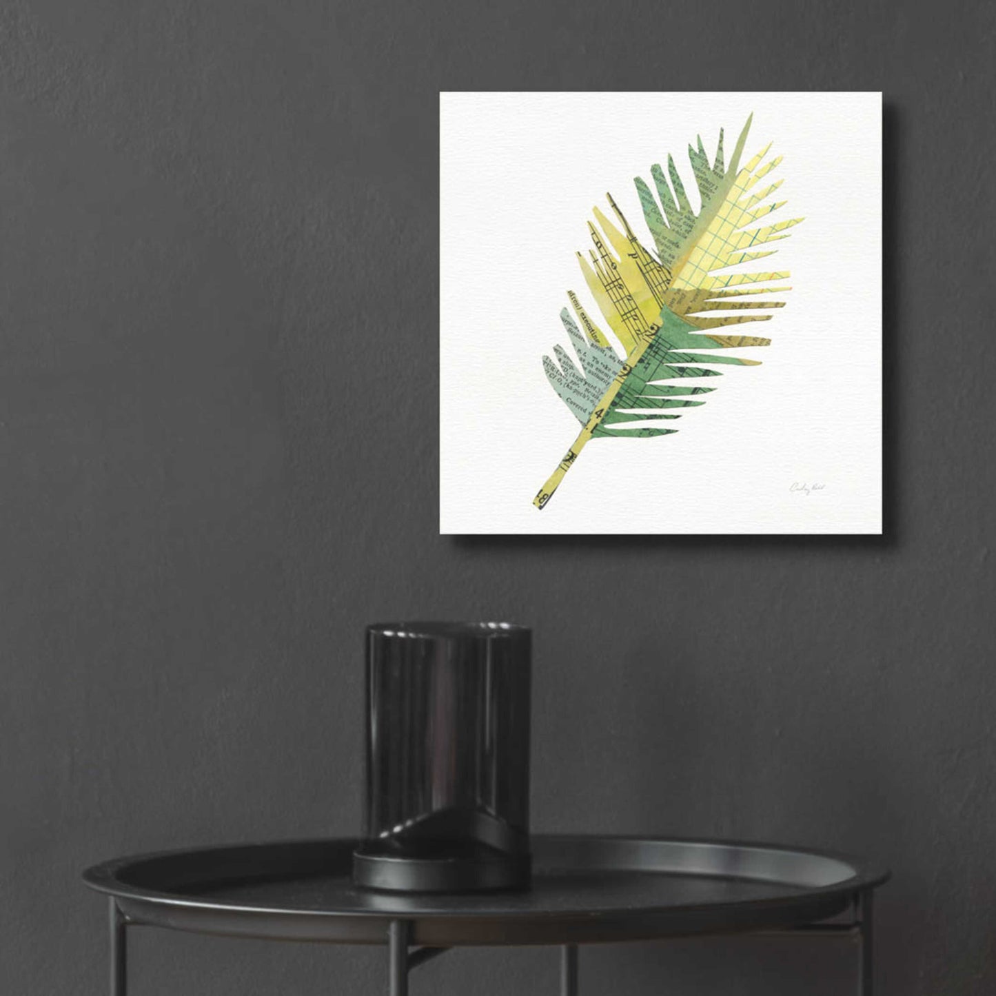 Epic Art 'Tropical Fun Palms I' by Courtney Prahl, Acrylic Glass Wall Art,12x12