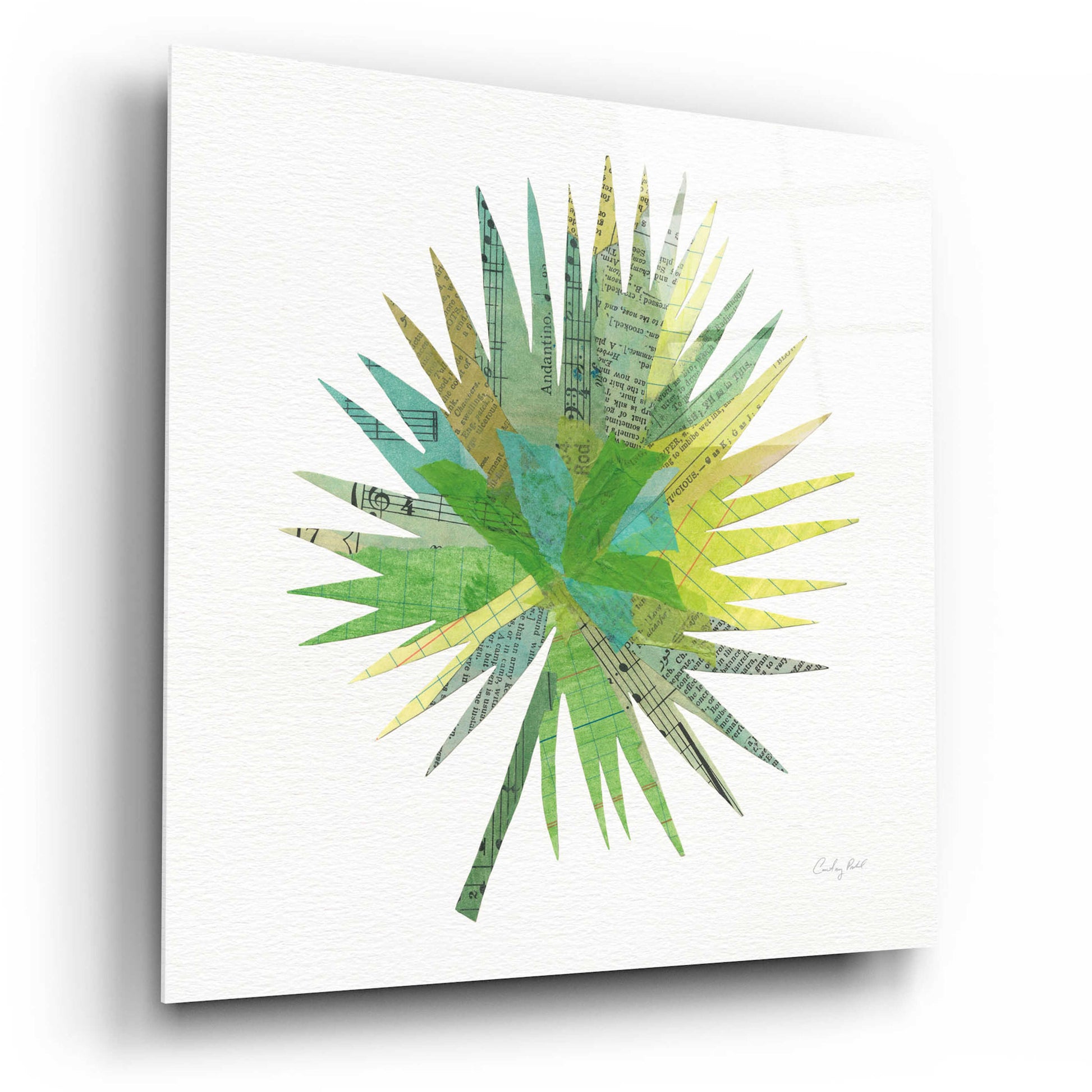 Epic Art 'Tropical Fun Palms IIII' by Courtney Prahl, Acrylic Glass Wall Art,12x12