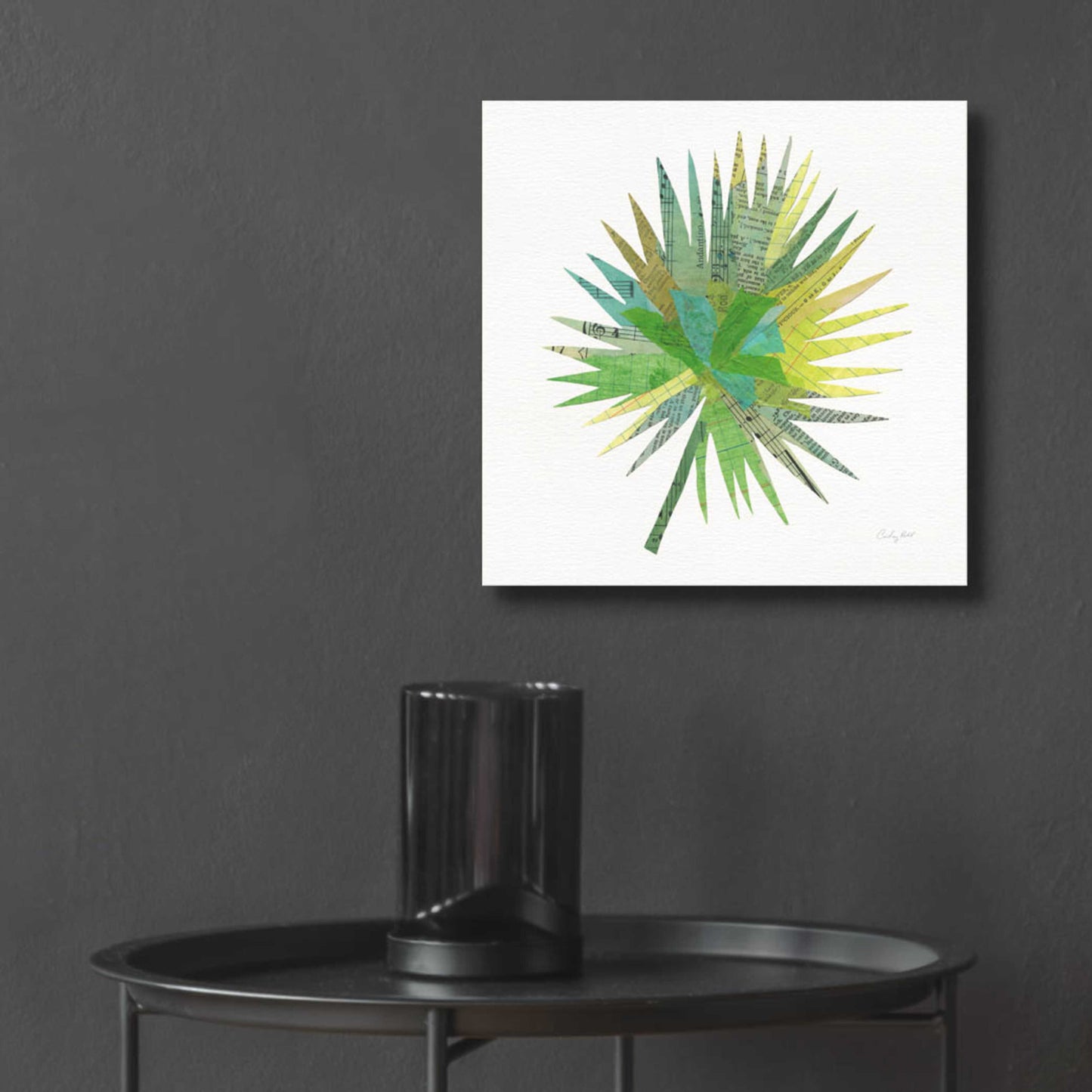 Epic Art 'Tropical Fun Palms IIII' by Courtney Prahl, Acrylic Glass Wall Art,12x12