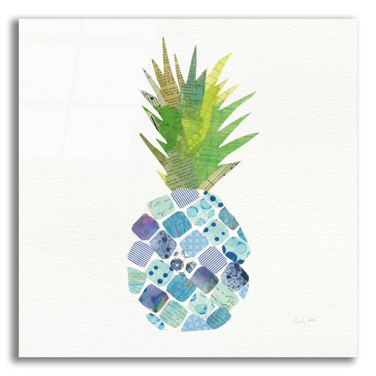 Epic Art 'Tropical Fun Pineapple II' by Courtney Prahl, Acrylic Glass Wall Art