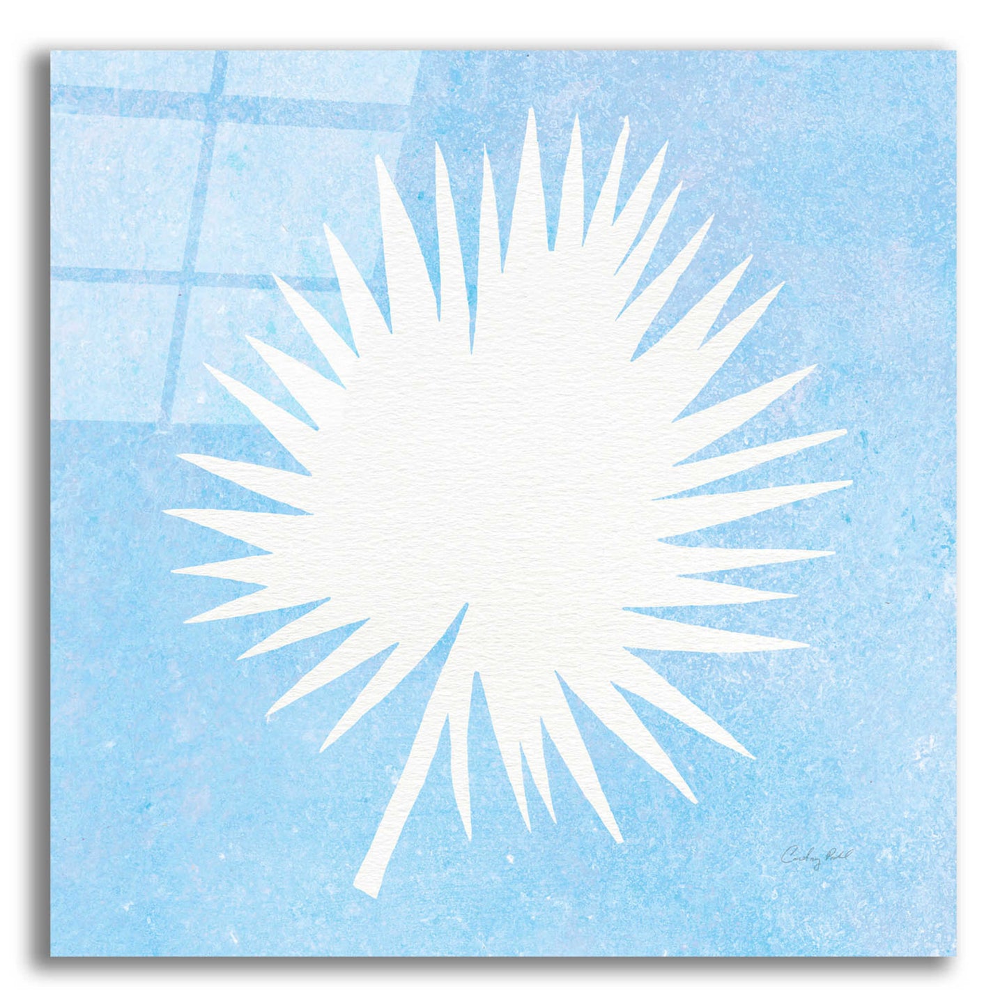 Epic Art 'Tropical Fun Palms Silhouette III' by Courtney Prahl, Acrylic Glass Wall Art,12x12