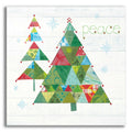 Epic Art 'Christmas Patchwork IV' by Courtney Prahl, Acrylic Glass Wall Art