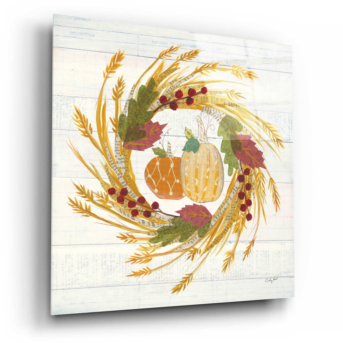 Epic Art 'Autumn Bounty II' by Courtney Prahl, Acrylic Glass Wall Art,12x12