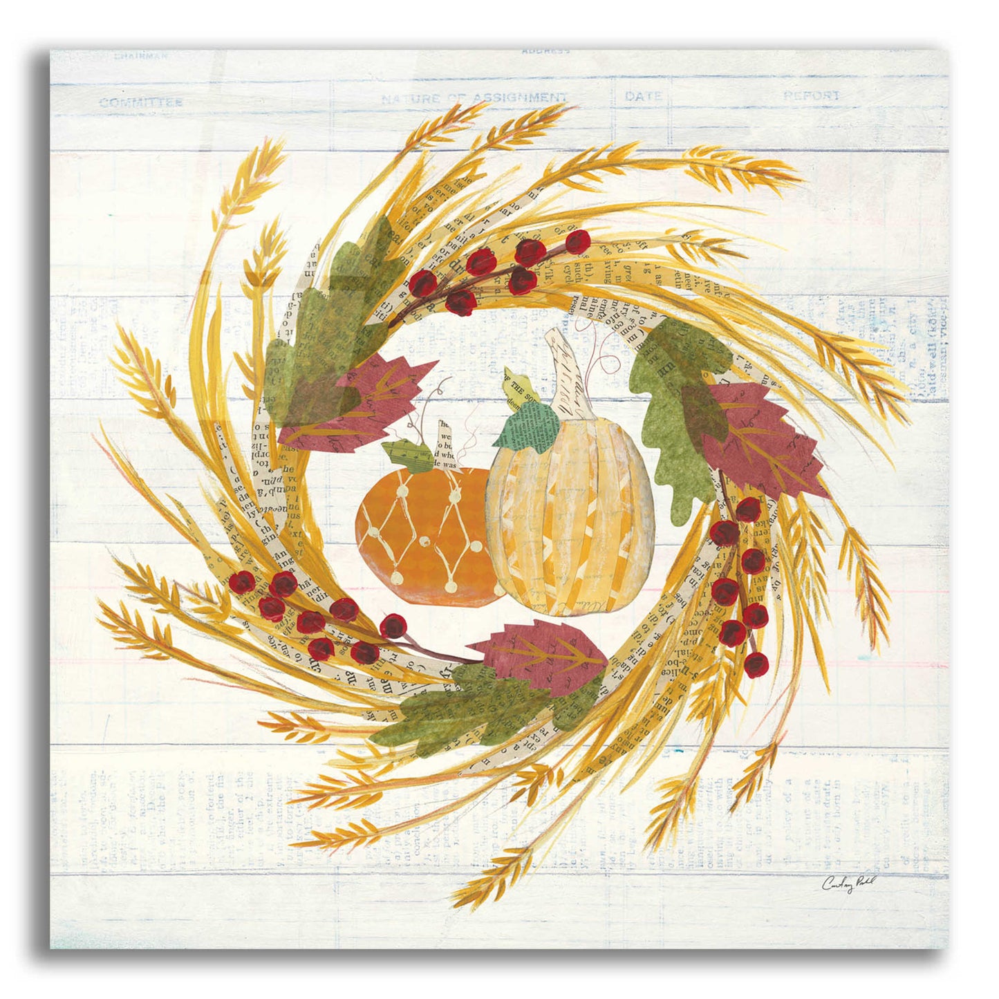 Epic Art 'Autumn Bounty II' by Courtney Prahl, Acrylic Glass Wall Art