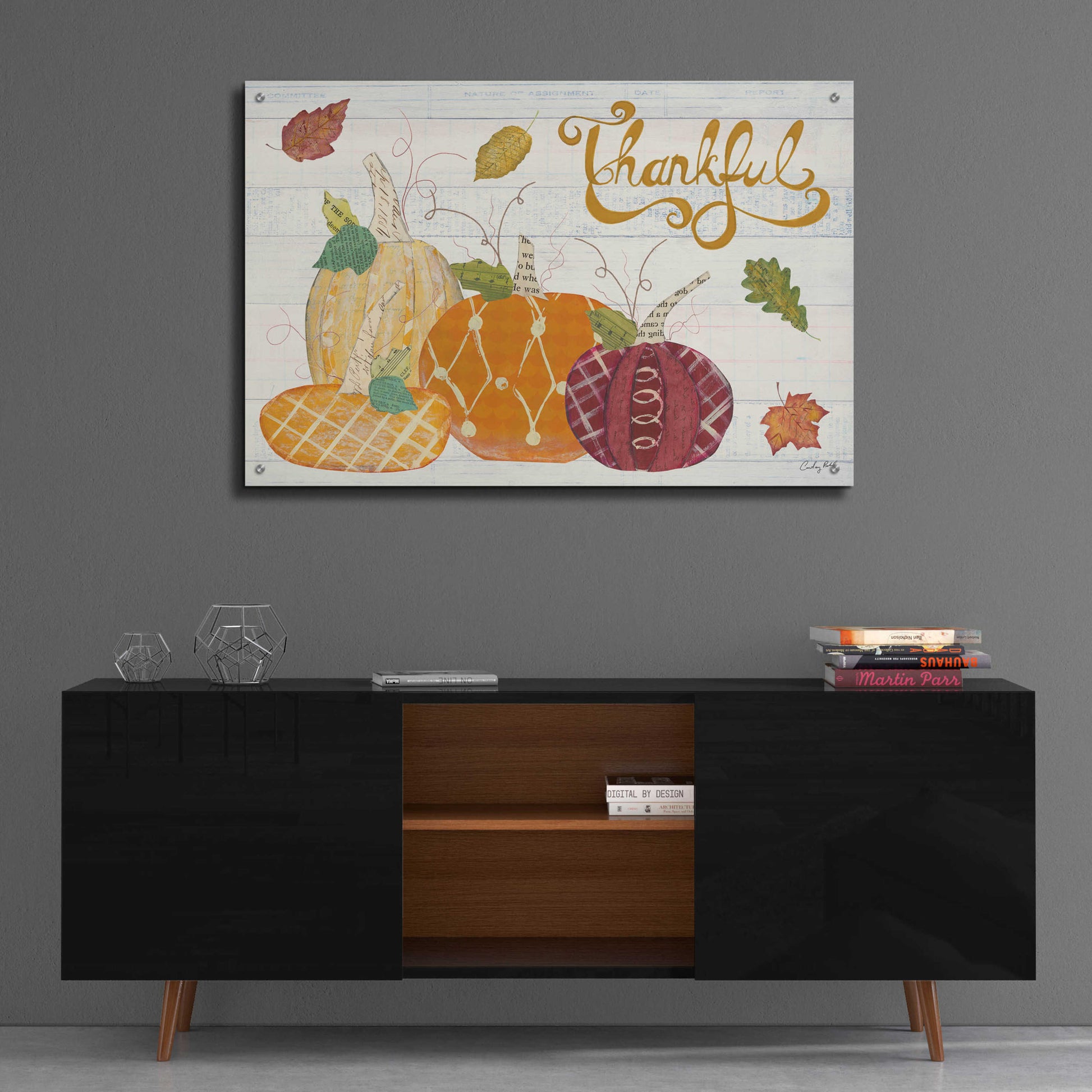 Epic Art 'Autumn Bounty V' by Courtney Prahl, Acrylic Glass Wall Art,36x24