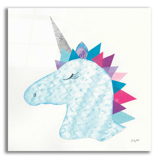 Epic Art 'Unicorn Power II' by Courtney Prahl, Acrylic Glass Wall Art