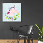 Epic Art 'Unicorn Power III by Courtney Prahl, Acrylic Glass Wall Art,36x36