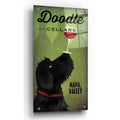 Epic Art 'Doodle Wine II Black Dog' by Ryan Fowler, Acrylic Glass Wall Art