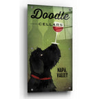 Epic Art 'Doodle Wine II Black Dog' by Ryan Fowler, Acrylic Glass Wall Art