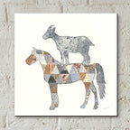Epic Art 'Farm Sweet Farm Element IV by Courtney Prahl, Acrylic Glass Wall Art,12x12
