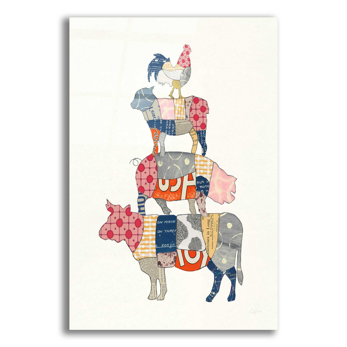 Epic Art 'From the Butcher V by Courtney Prahl, Acrylic Glass Wall Art