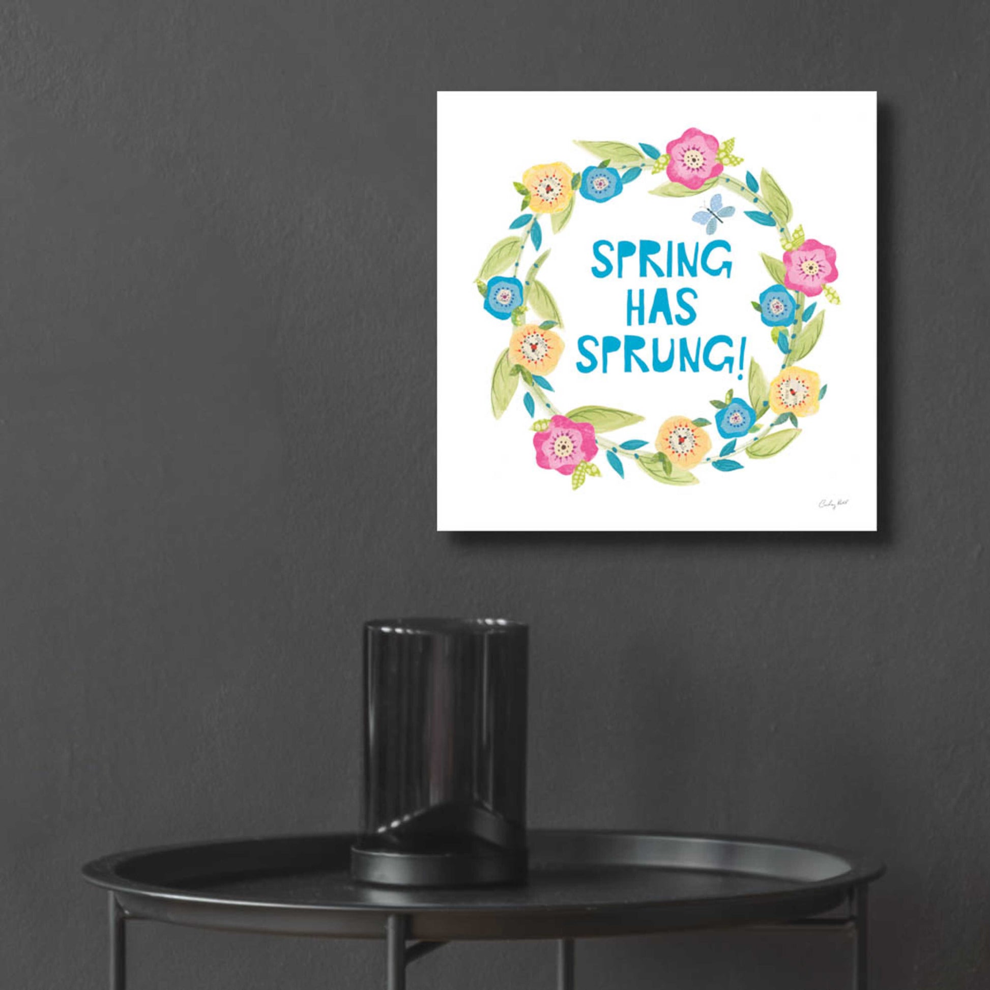 Epic Art 'Spring Has Sprung II by Courtney Prahl, Acrylic Glass Wall Art,12x12