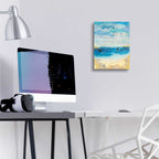 Epic Art 'Abstract Coastal III by Courtney Prahl, Acrylic Glass Wall Art,12x16