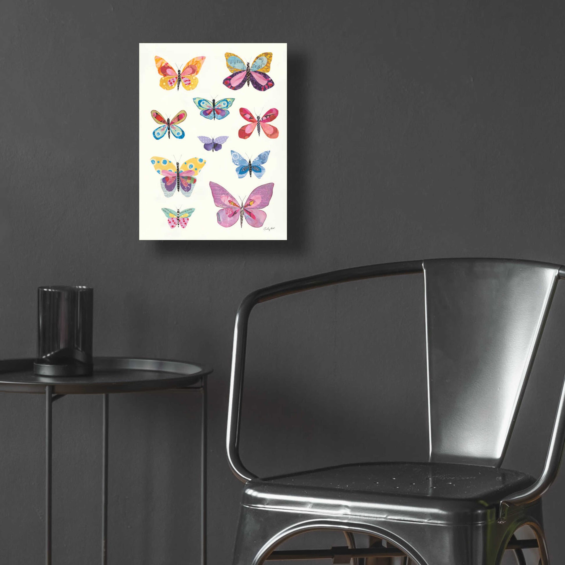 Epic Art 'Butterfly Charts II by Courtney Prahl, Acrylic Glass Wall Art,12x16