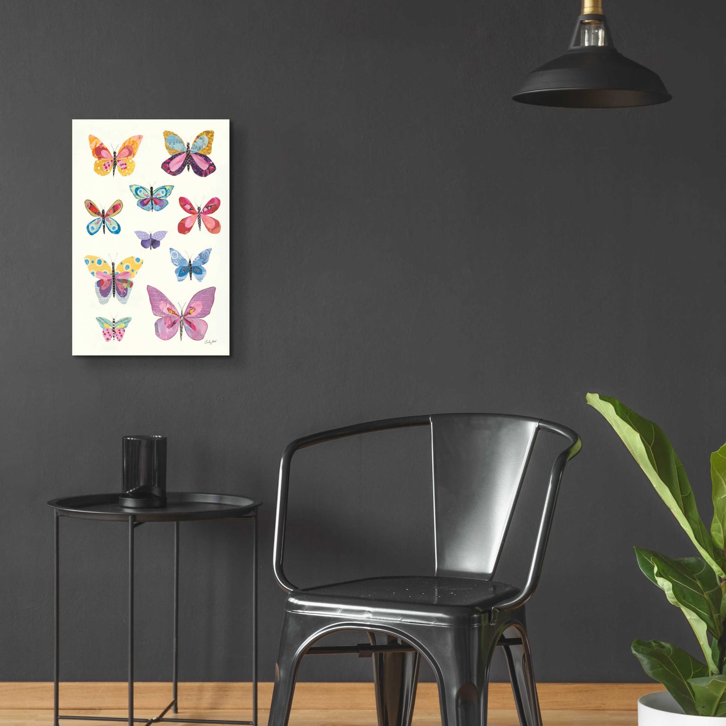 Epic Art 'Butterfly Charts II by Courtney Prahl, Acrylic Glass Wall Art,16x24