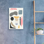 Epic Art 'Mixed Shapes I by Courtney Prahl, Acrylic Glass Wall Art,16x24