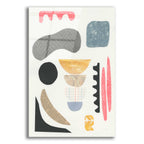 Epic Art 'Mixed Shapes I by Courtney Prahl, Acrylic Glass Wall Art