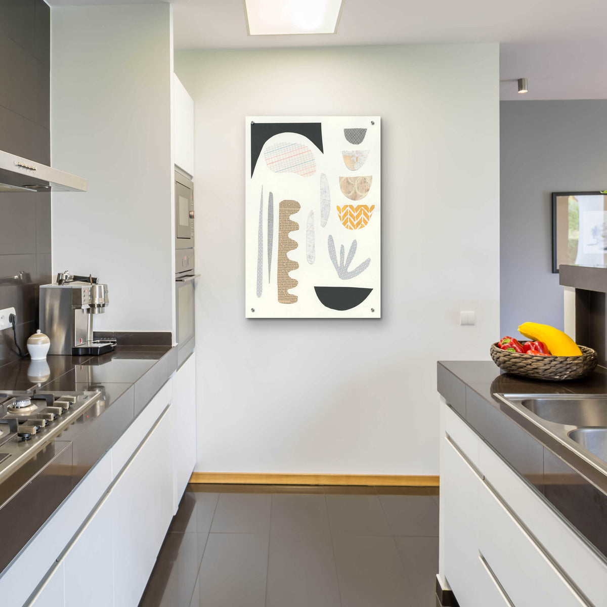 Epic Art 'Mixed Shapes IV by Courtney Prahl, Acrylic Glass Wall Art,24x36