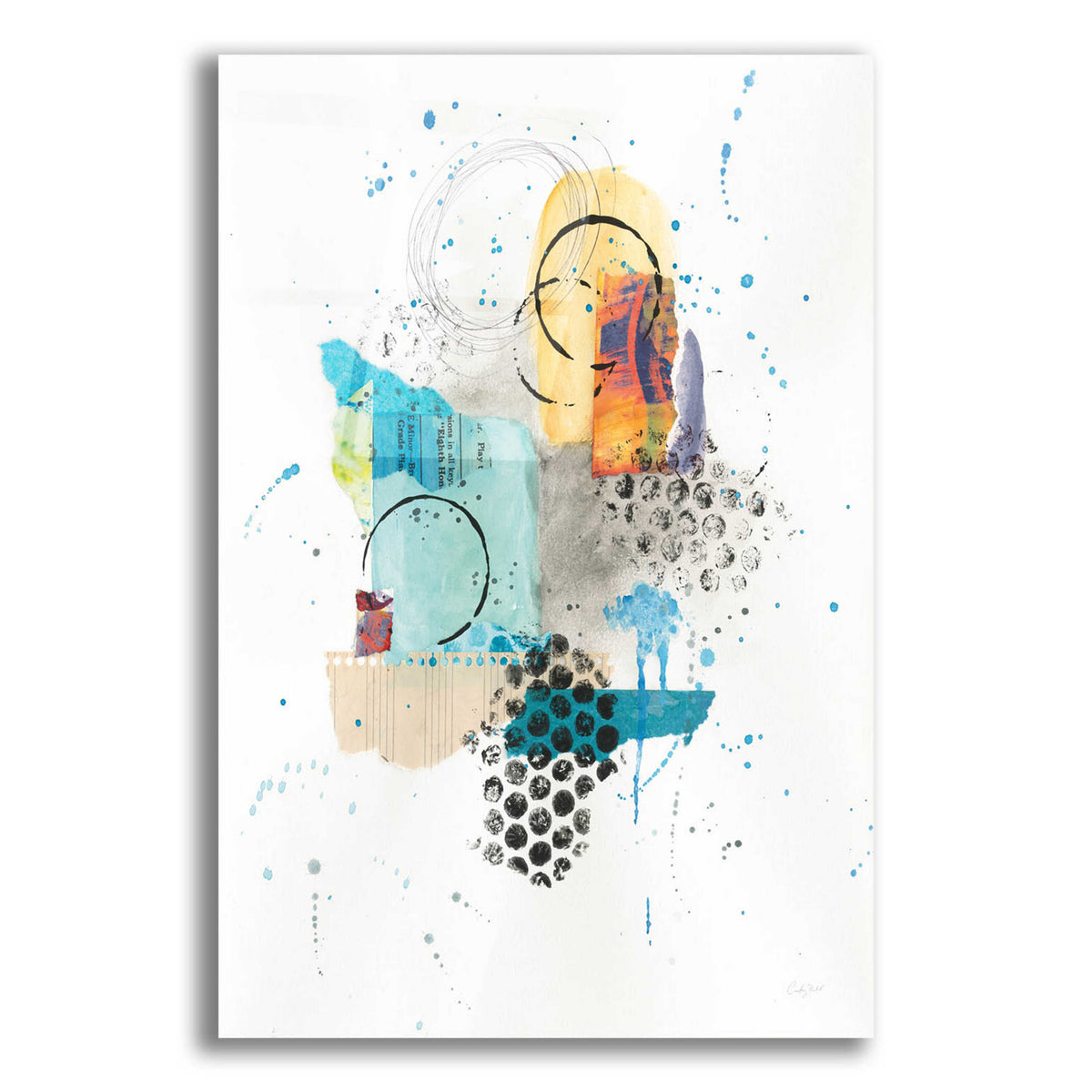 Epic Art 'Abstract Skyline II Indigo by Courtney Prahl, Acrylic Glass Wall Art