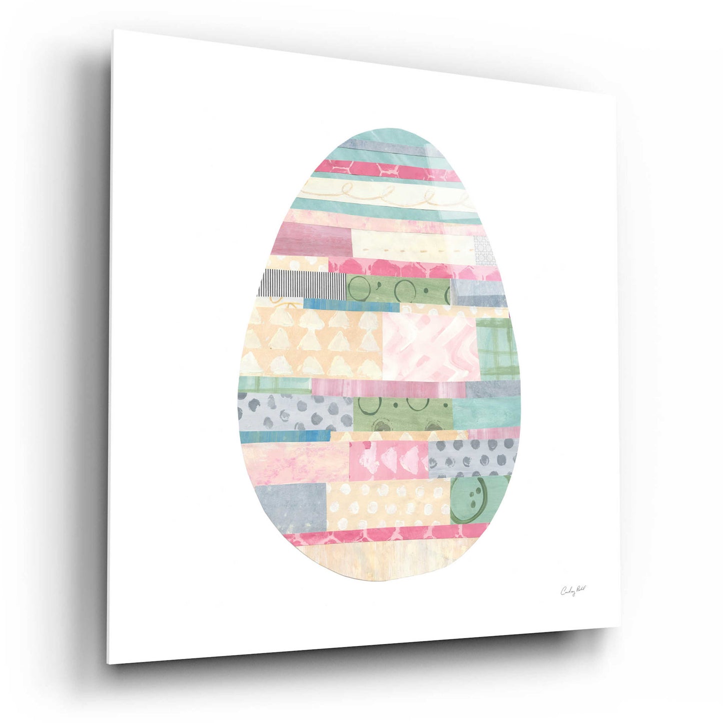 Epic Art 'Spring into Easter II by Courtney Prahl, Acrylic Glass Wall Art,12x12