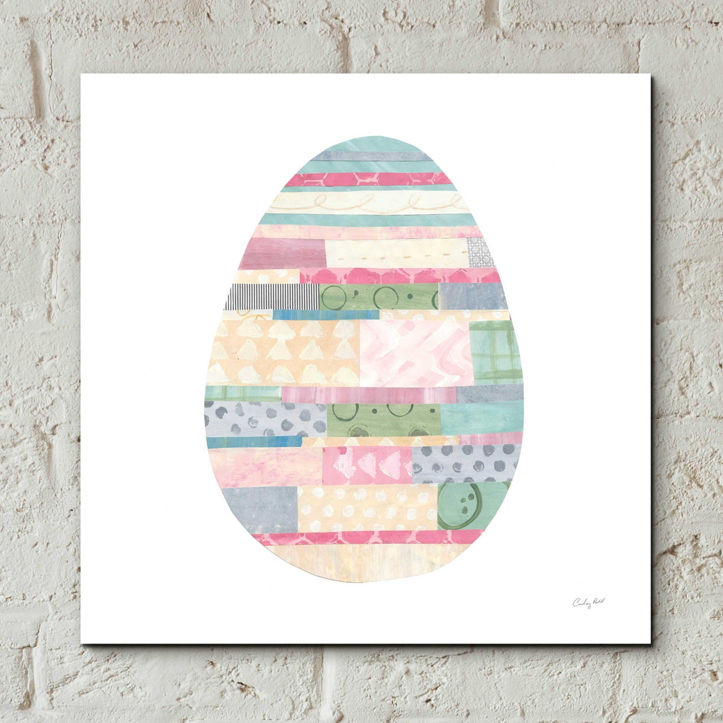 Epic Art 'Spring into Easter II by Courtney Prahl, Acrylic Glass Wall Art,12x12