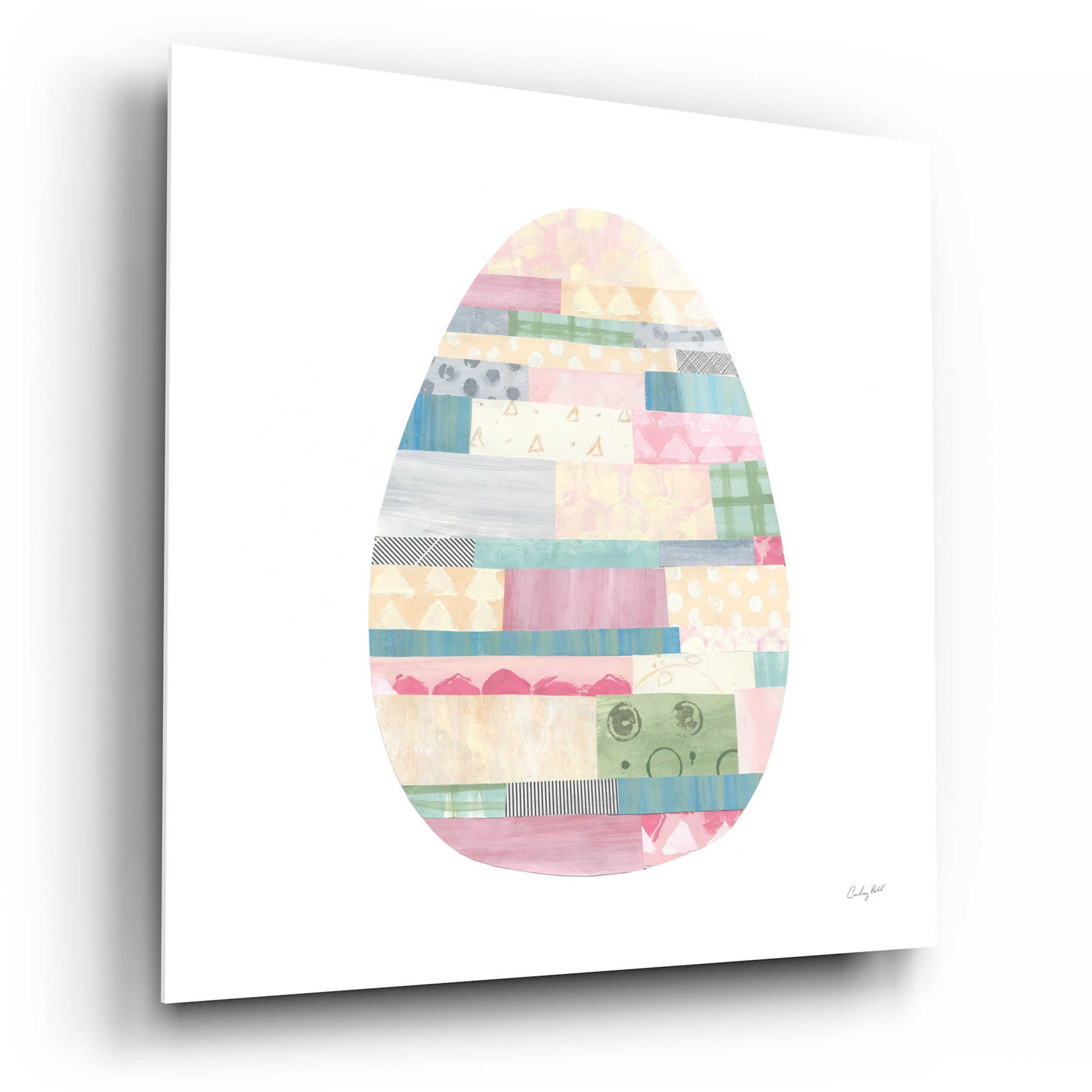 Epic Art 'Spring into Easter III by Courtney Prahl, Acrylic Glass Wall Art,12x12