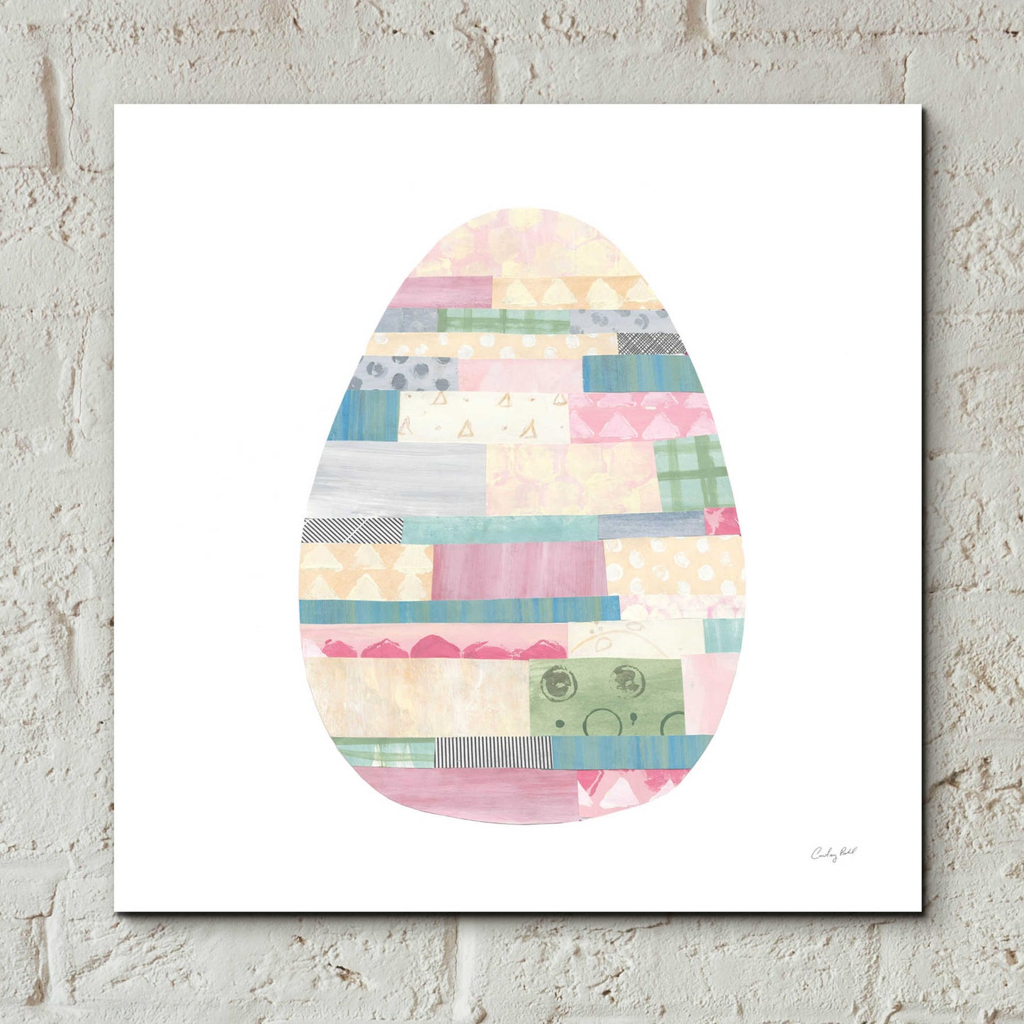 Epic Art 'Spring into Easter III by Courtney Prahl, Acrylic Glass Wall Art,12x12