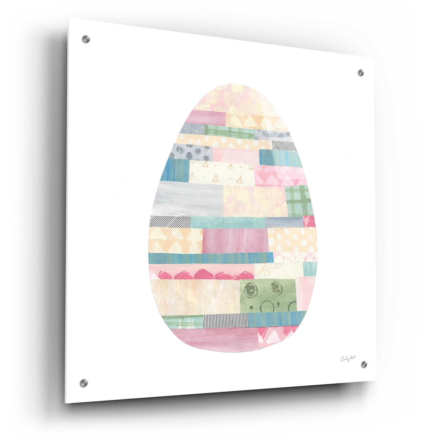 Epic Art 'Spring into Easter III by Courtney Prahl, Acrylic Glass Wall Art,24x24