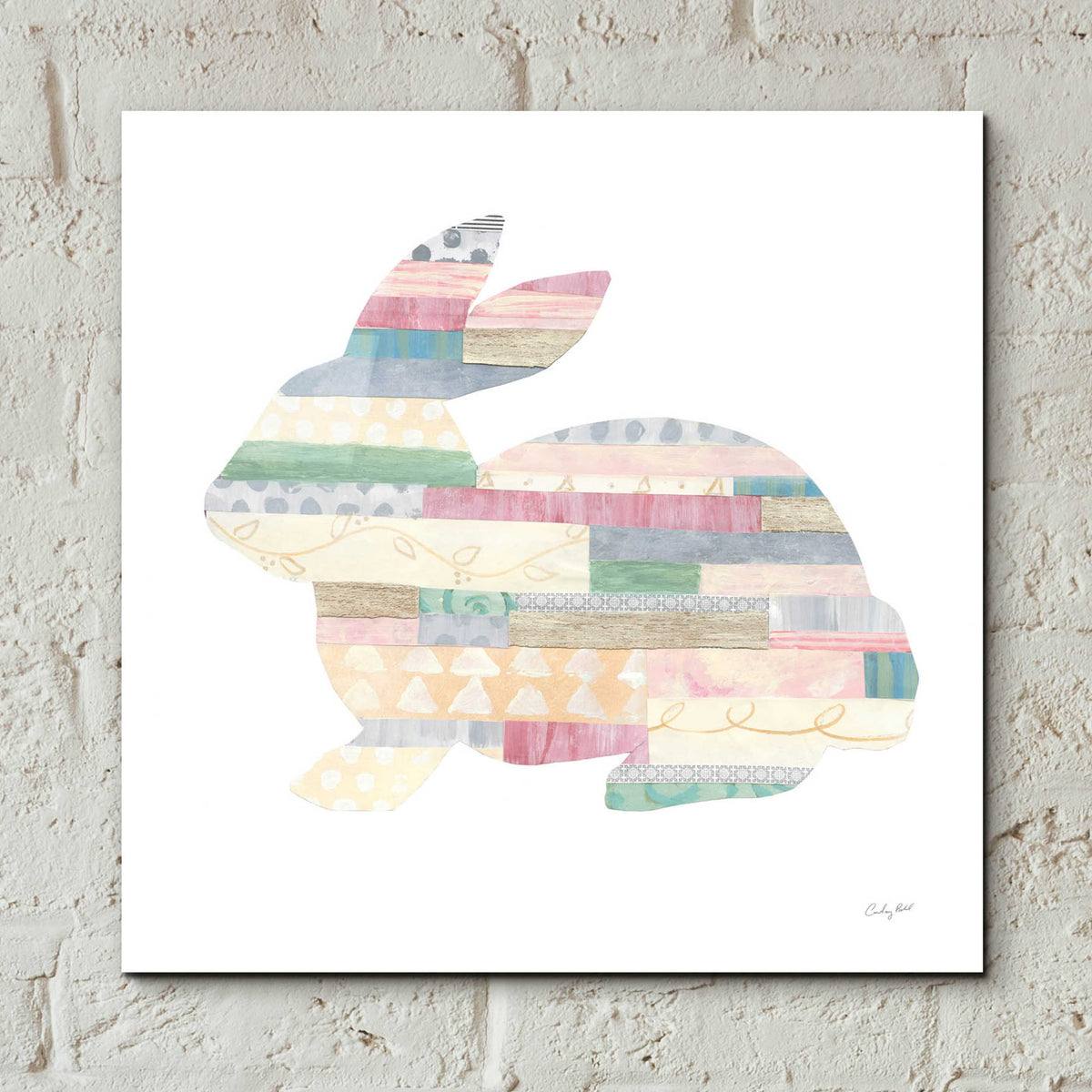 Epic Art 'Spring into Easter IV by Courtney Prahl, Acrylic Glass Wall Art,12x12