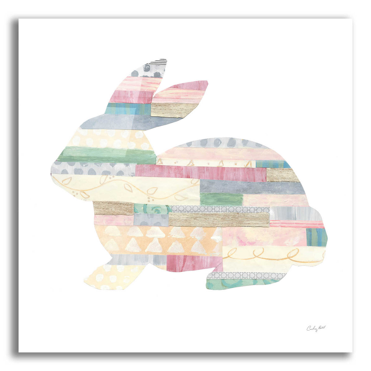 Epic Art 'Spring into Easter IV by Courtney Prahl, Acrylic Glass Wall Art