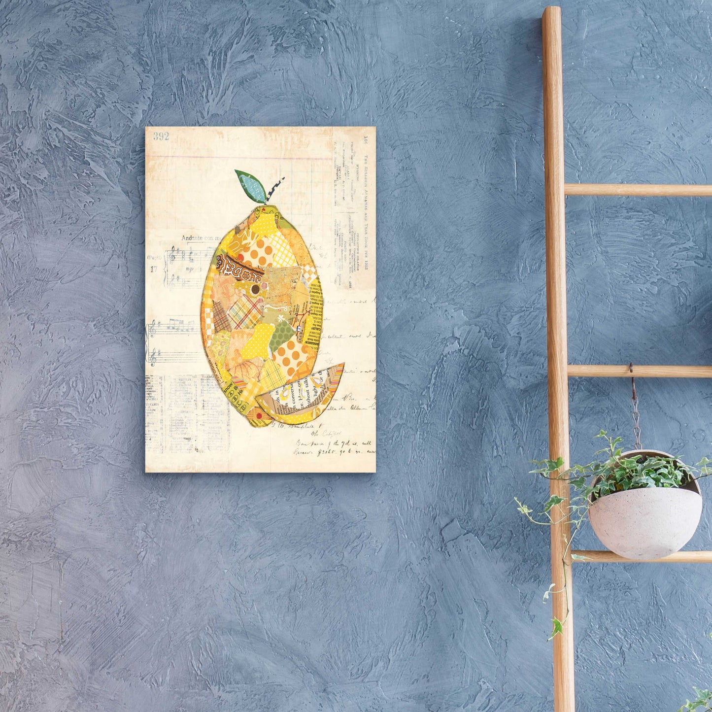 Epic Art 'Lemon by Courtney Prahl, Acrylic Glass Wall Art,16x24