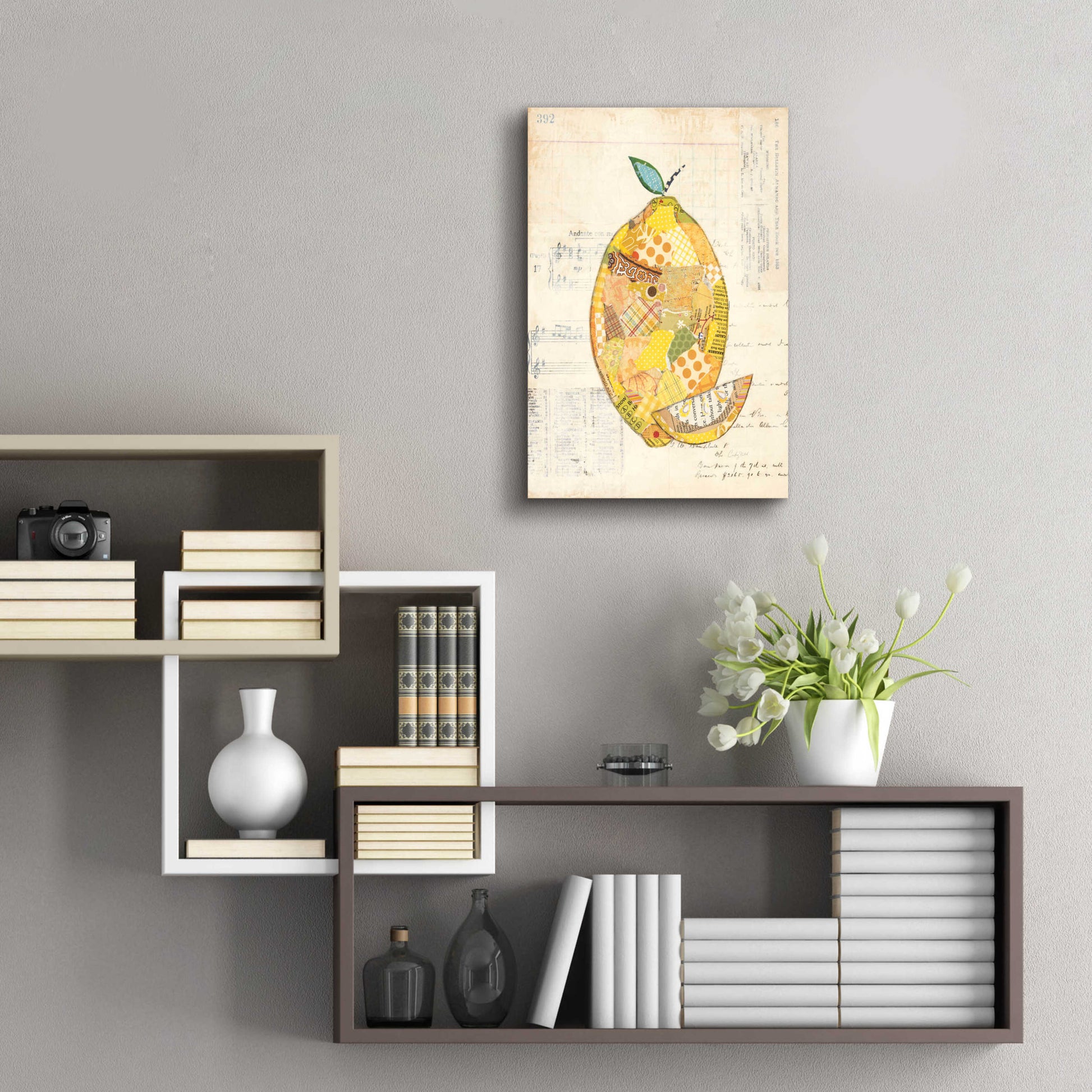 Epic Art 'Lemon by Courtney Prahl, Acrylic Glass Wall Art,16x24