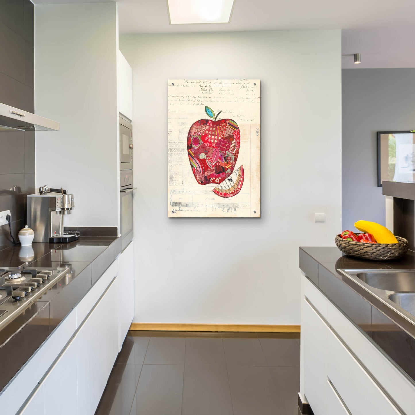 Epic Art 'Apple by Courtney Prahl, Acrylic Glass Wall Art,24x36