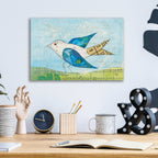 Epic Art 'Flutter IV by Courtney Prahl, Acrylic Glass Wall Art,16x12