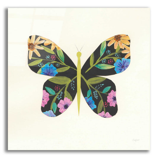 Epic Art 'Butterfly Garden I by Courtney Prahl, Acrylic Glass Wall Art