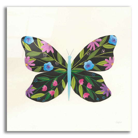 Epic Art 'Butterfly Garden III by Courtney Prahl, Acrylic Glass Wall Art