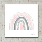 Epic Art 'Boho Rainbow VII by Courtney Prahl, Acrylic Glass Wall Art,12x12